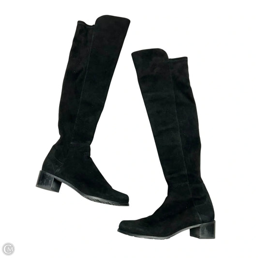 Boots Designer By Stuart Weitzman In Black, Size: 7.5