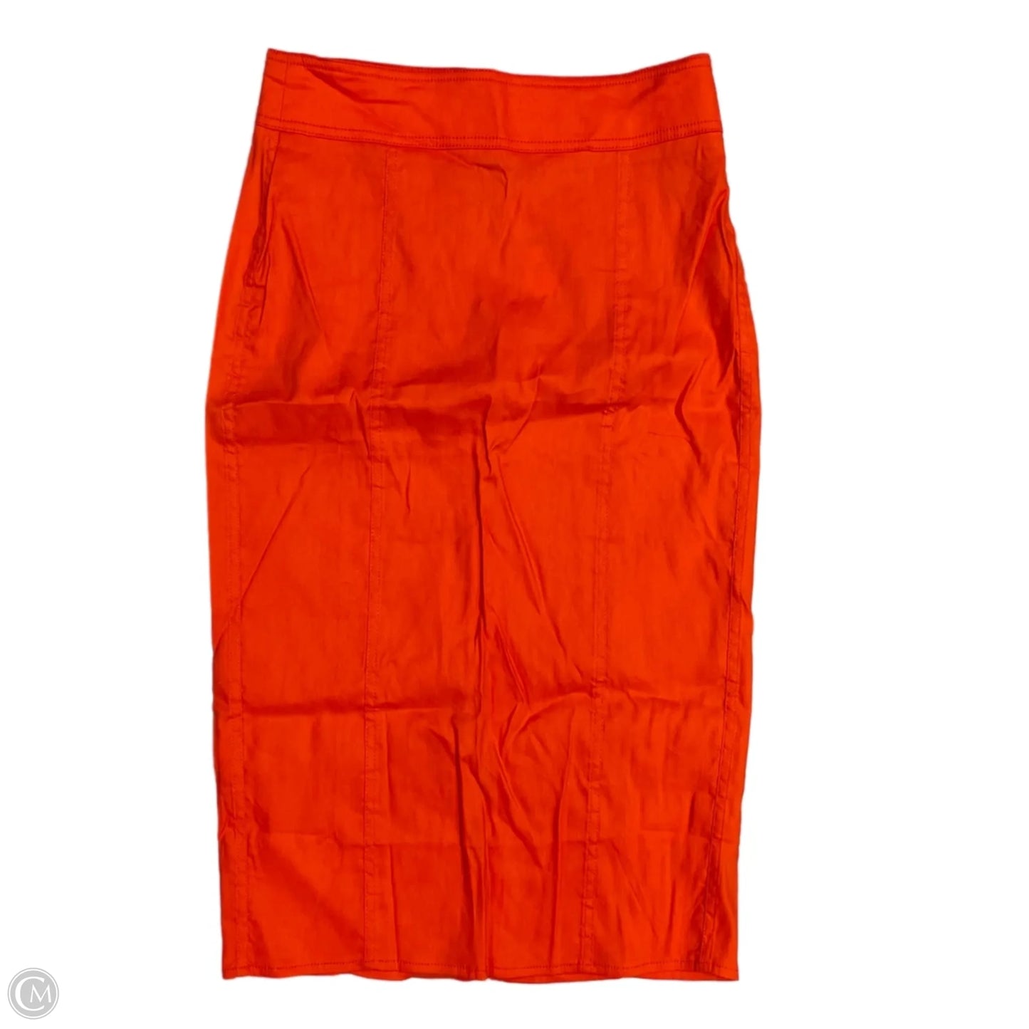 Skirt Midi By J. Crew In Orange, Size: 4