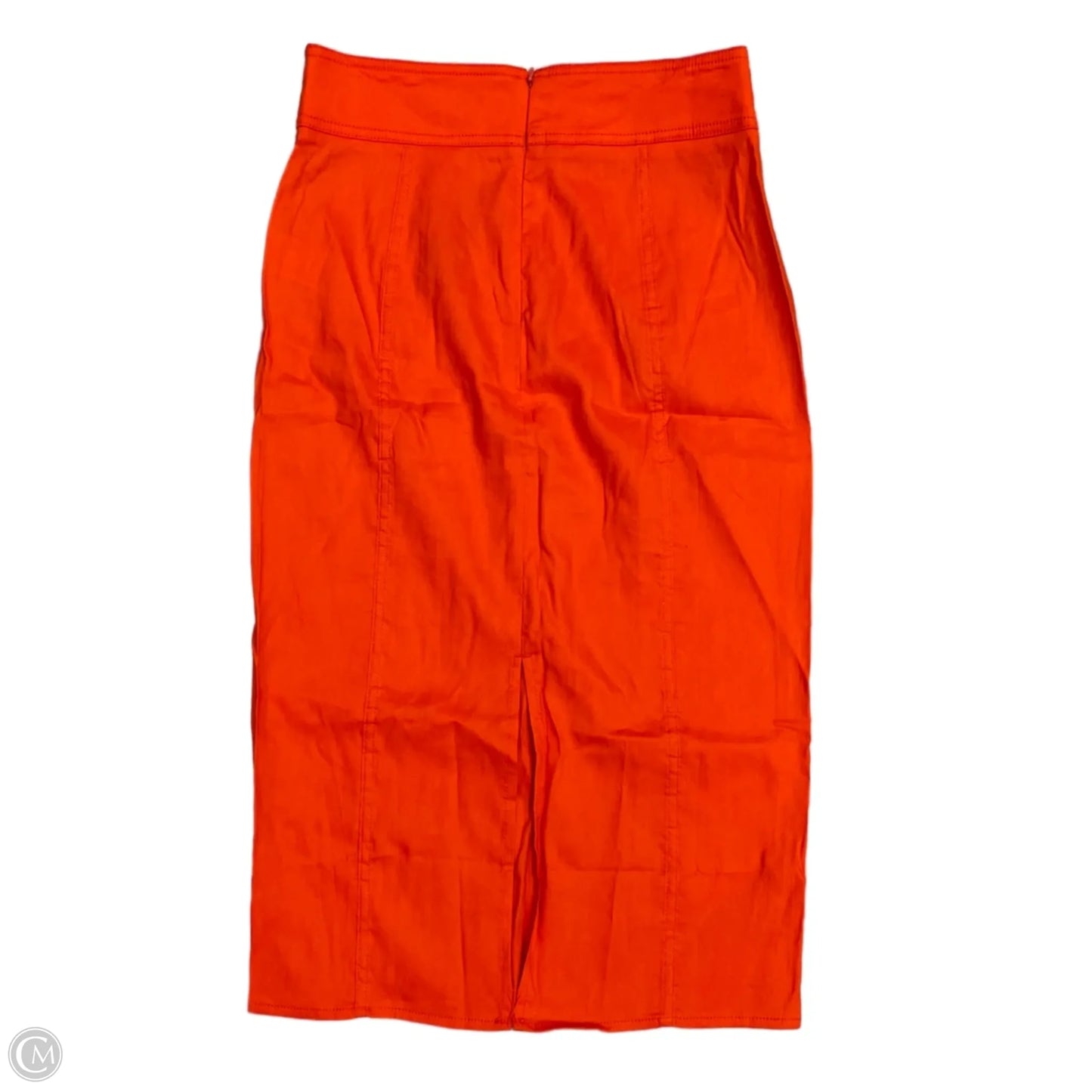 Skirt Midi By J. Crew In Orange, Size: 4
