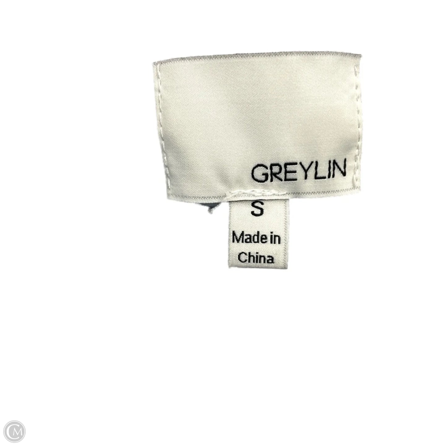 Top Short Sleeve By Greylin In Blue & White, Size: S