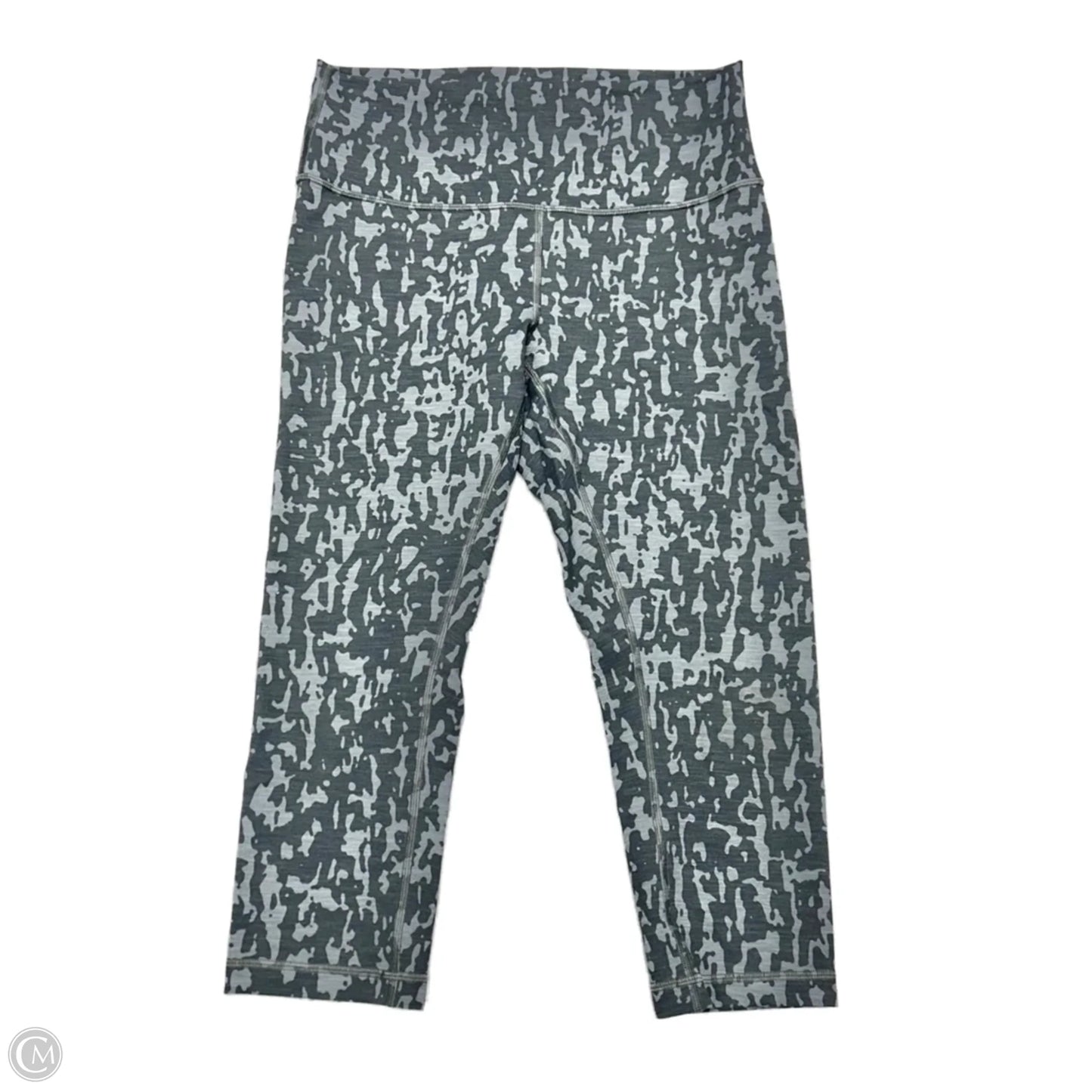 Athletic Leggings Capris By Lululemon In Grey, Size: M