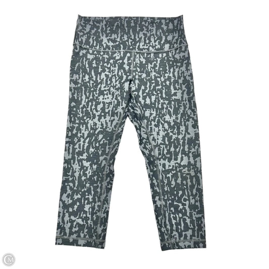 Athletic Leggings Capris By Lululemon In Grey, Size: M