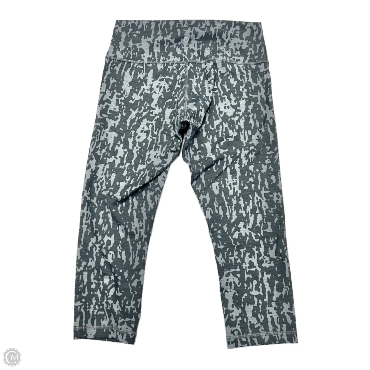 Athletic Leggings Capris By Lululemon In Grey, Size: M