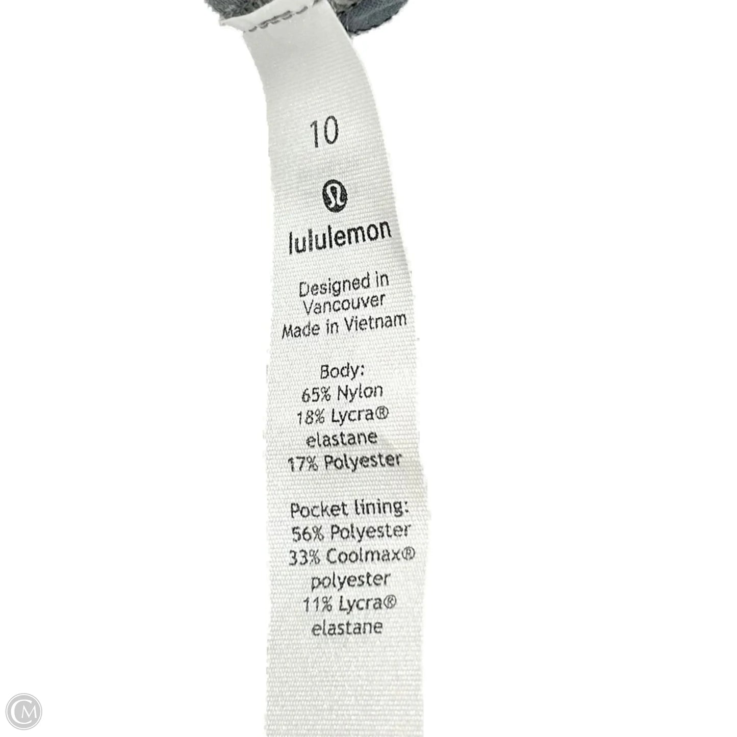 Athletic Leggings Capris By Lululemon In Grey, Size: M