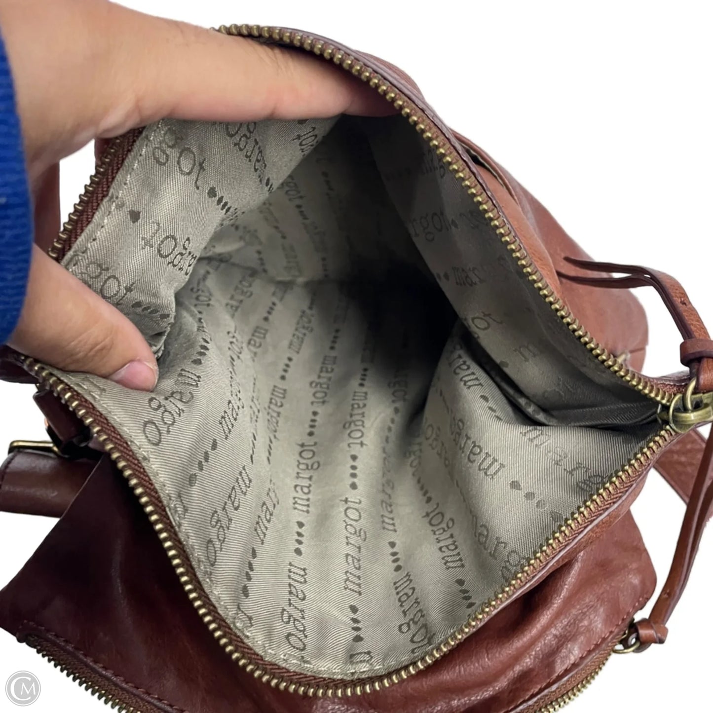 Crossbody Leather By Margot, Size: Medium