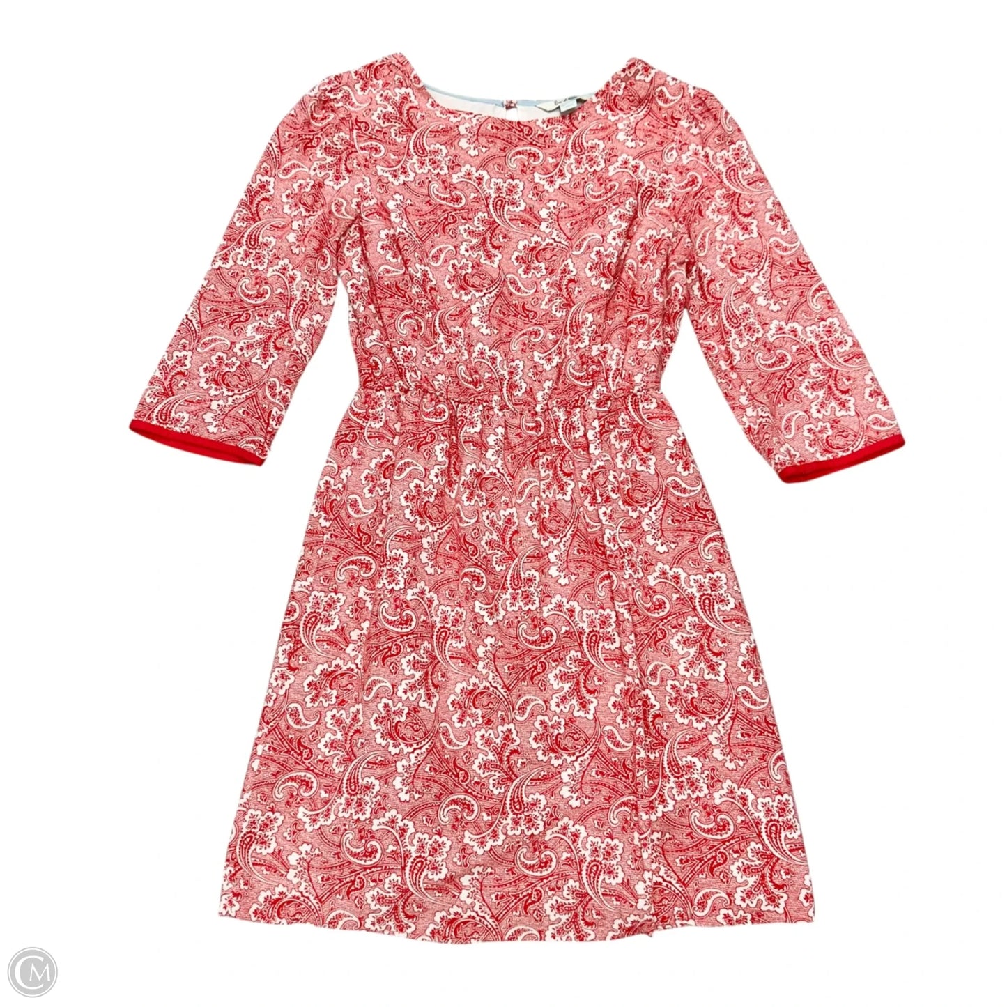 Dress Casual Short By Boden In Red & White, Size: Sp