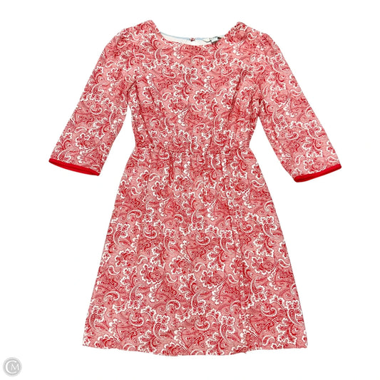 Dress Casual Short By Boden In Red & White, Size: Sp