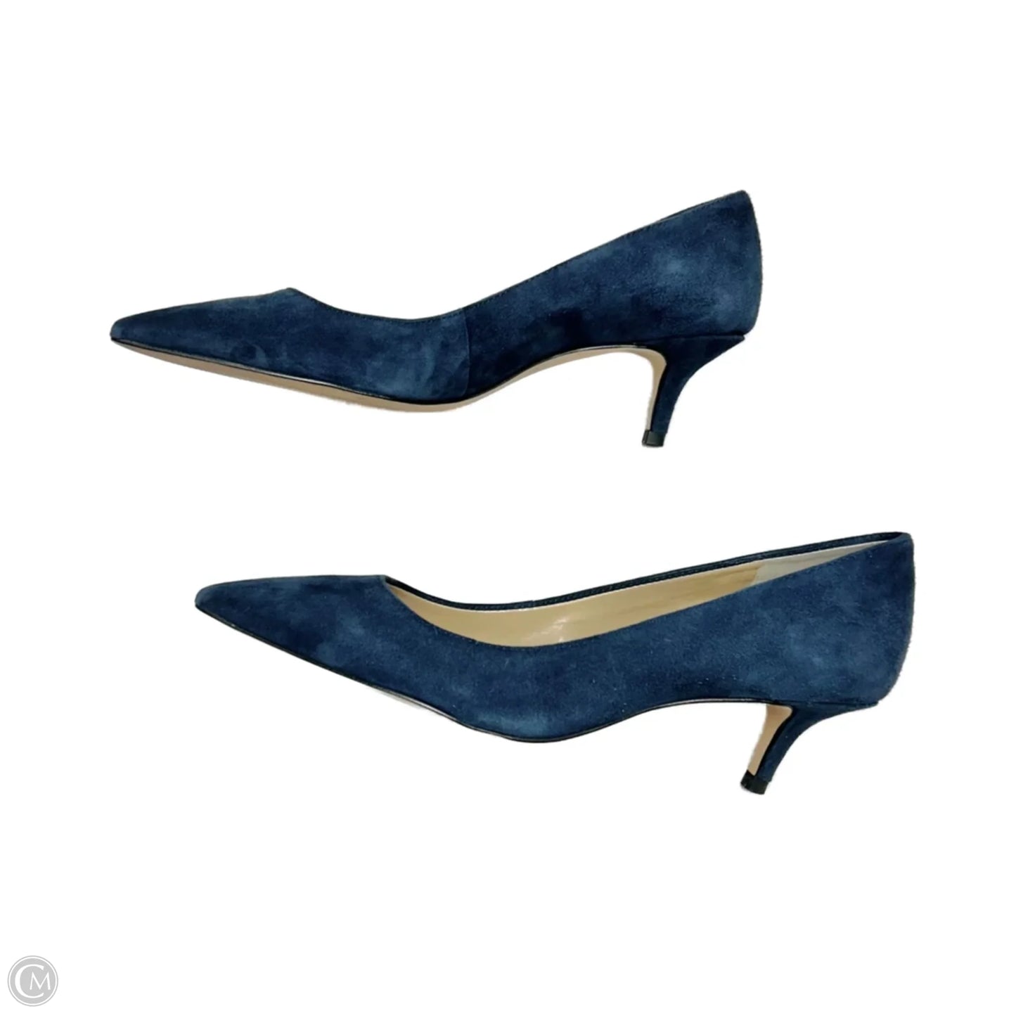 Shoes Heels Kitten By Ann Taylor In Navy, Size: 5.5