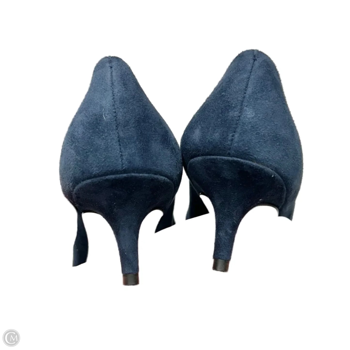 Shoes Heels Kitten By Ann Taylor In Navy, Size: 5.5