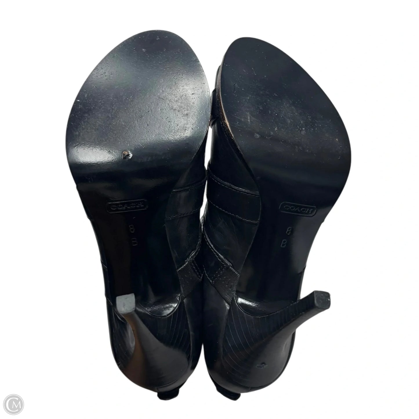 Shoes Designer By Coach In Black, Size: 8