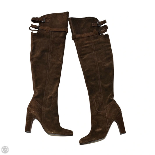 Boots Leather By Sam Edelman In Brown, Size: 8