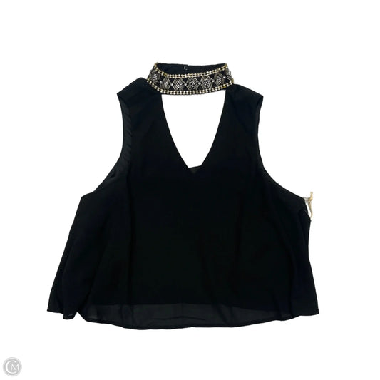 Top Sleeveless By Show Me Your Mumu In Black & Gold, Size: Xs