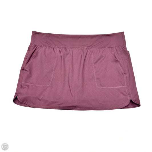 Athletic Skort By Zuda In Mauve, Size: 2x