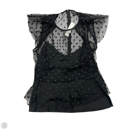 Top Short Sleeve By J. Crew In Black, Size: S
