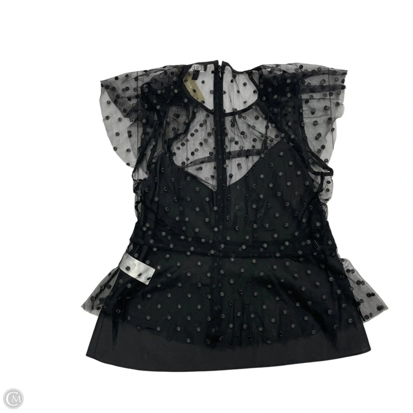 Top Short Sleeve By J. Crew In Black, Size: S