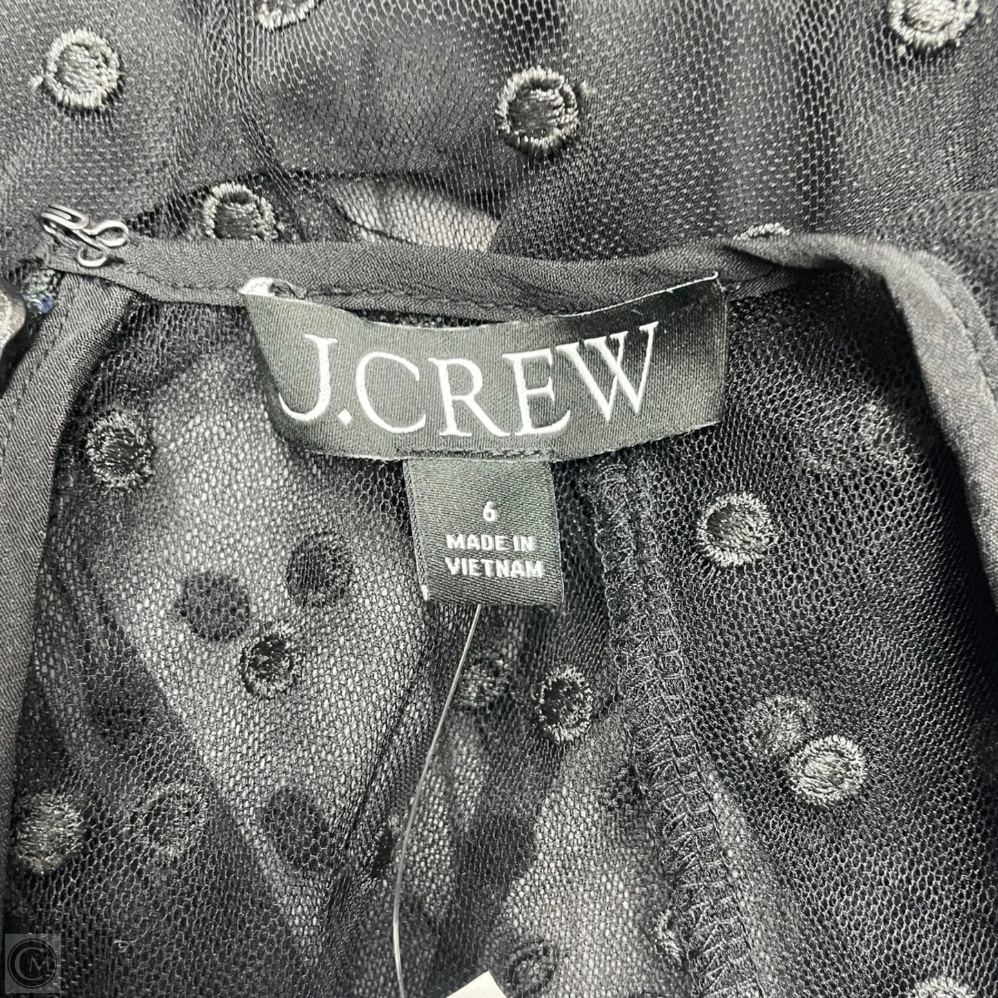 Top Short Sleeve By J. Crew In Black, Size: S