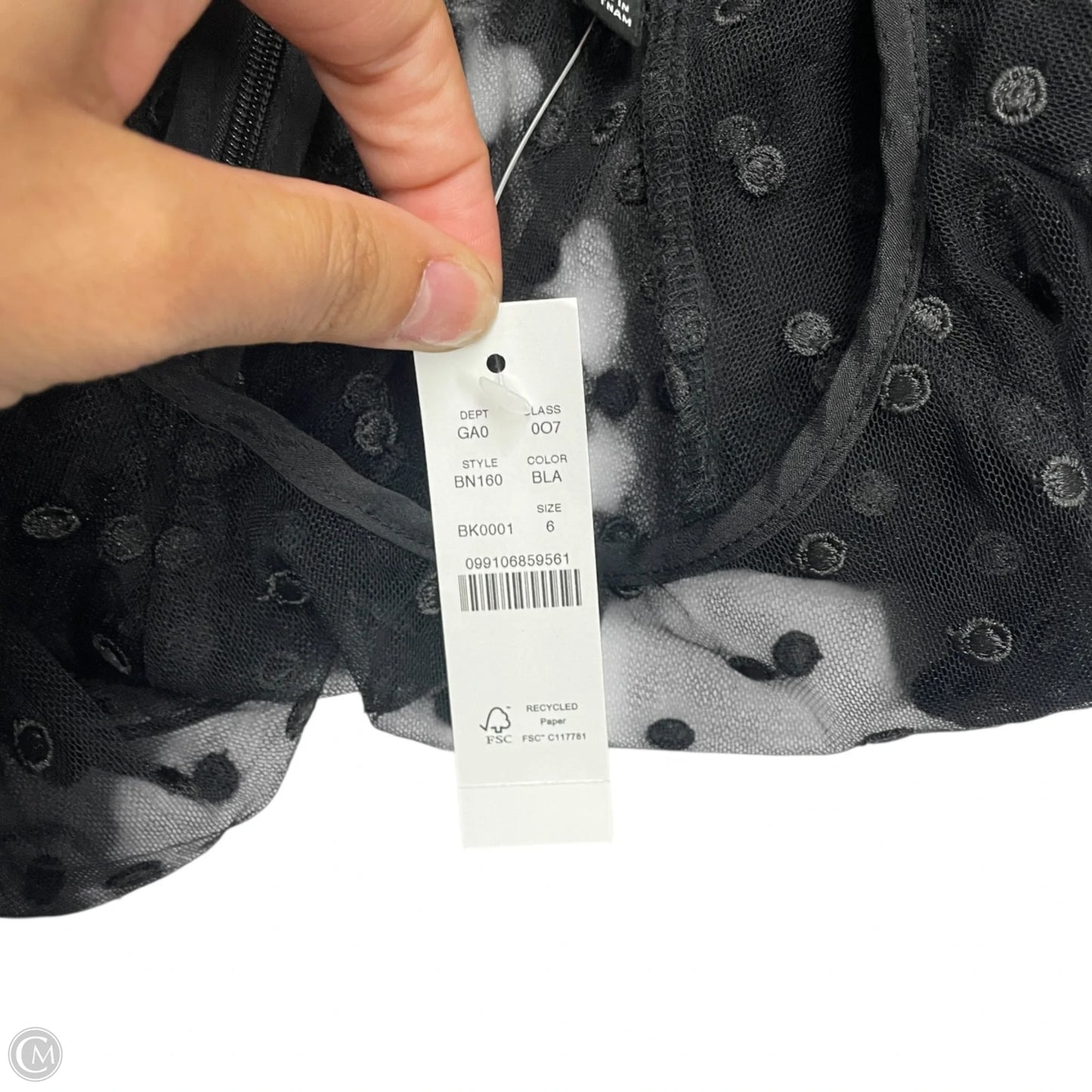 Top Short Sleeve By J. Crew In Black, Size: S