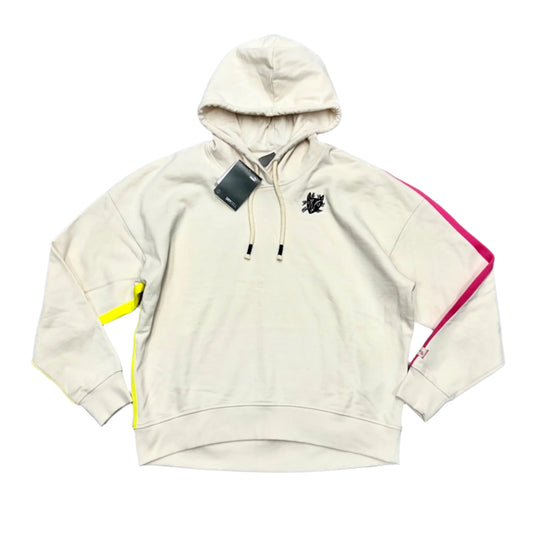 Athletic Sweatshirt Hoodie By Puma In Cream, Size: S