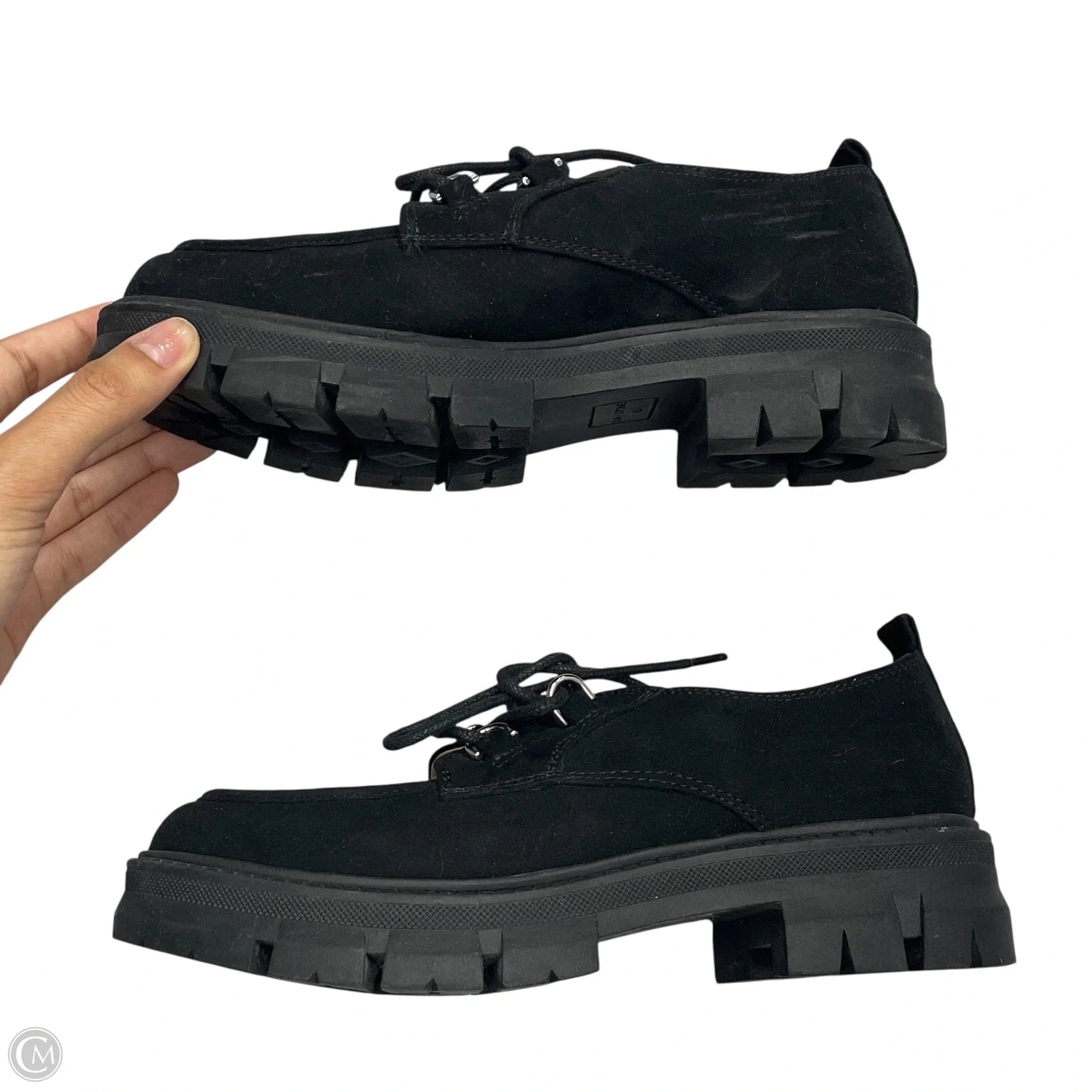 Shoes Heels Platform By Sunstone In Black, Size: 6.5