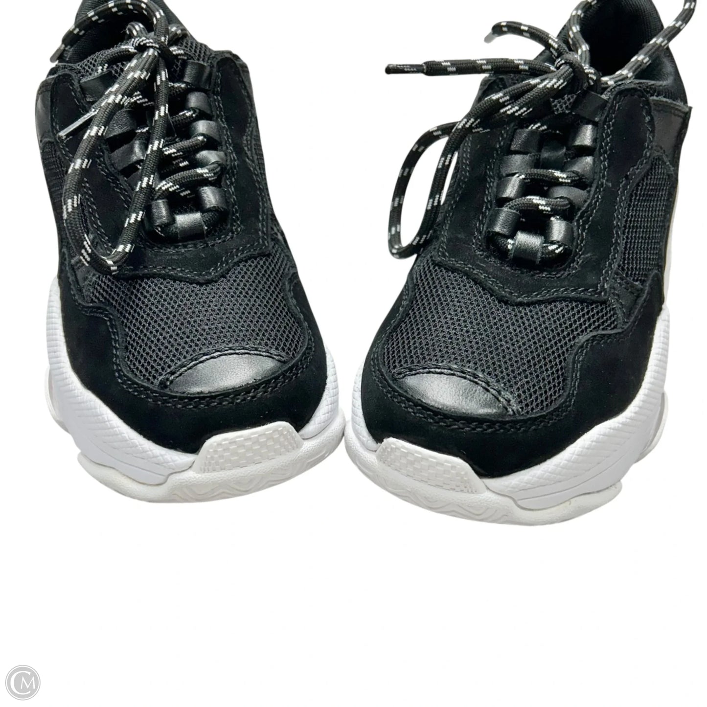 Shoes Sneakers Platform By Jeffery Campbell In Black & White, Size: 7.5