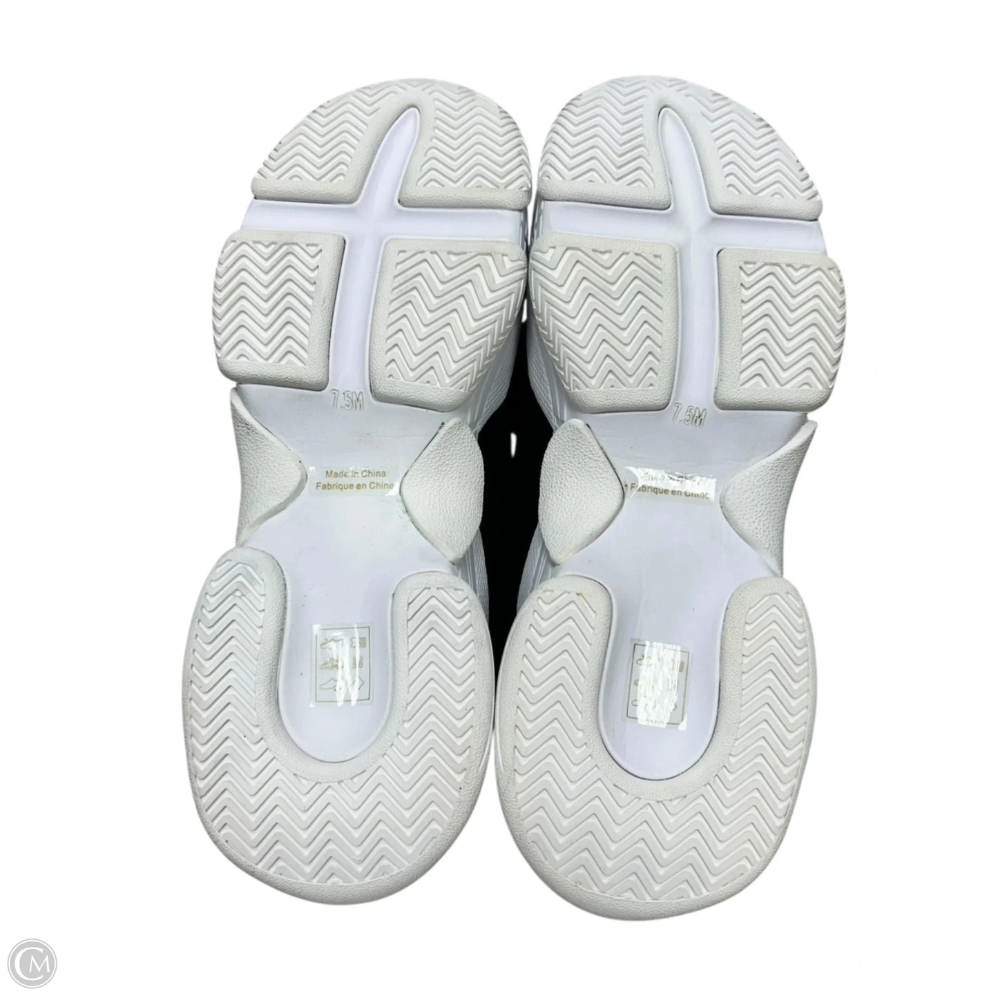 Shoes Sneakers Platform By Jeffery Campbell In Black & White, Size: 7.5