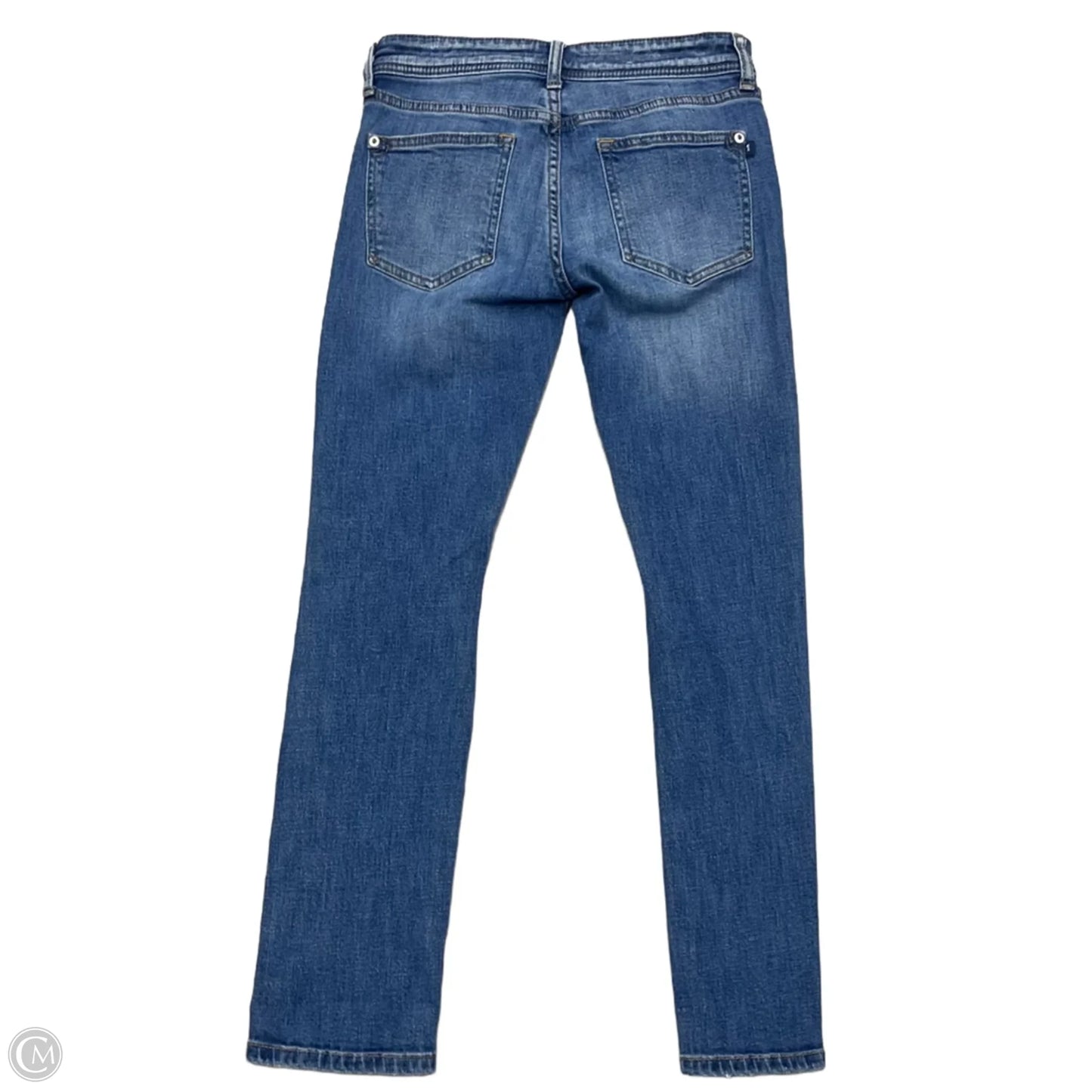 Jeans Straight By Pilcro In Blue Denim, Size: 0p