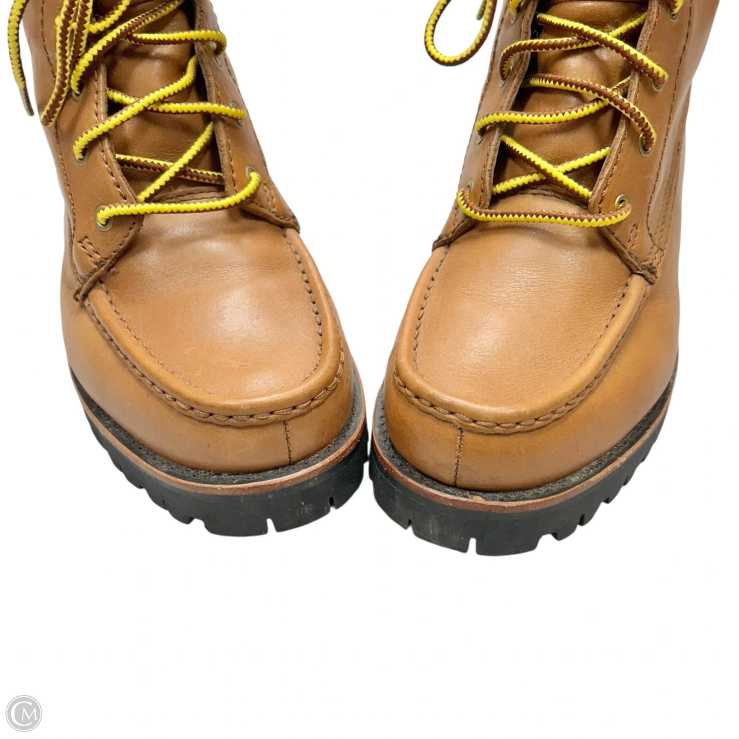 Boots Mid-calf Flats By Polo Ralph Lauren In Brown, Size: 9