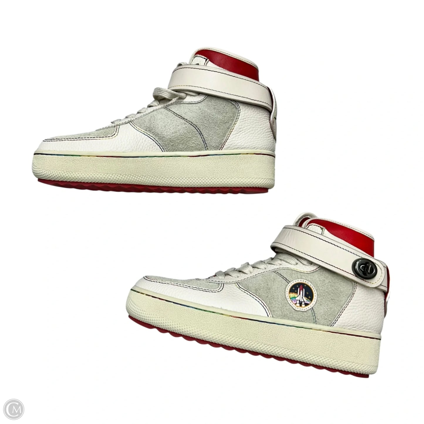 Shoes Designer By Coach In Cream, Size: 9