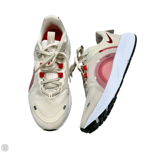 Shoes Athletic By Nike In Red & Tan, Size: 8