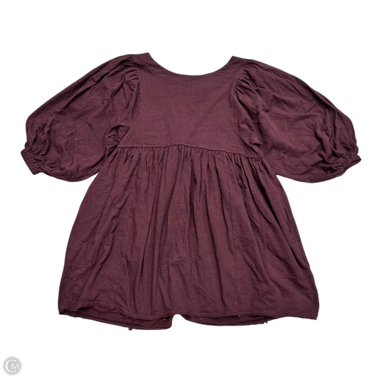 Dress Casual Short By Free People In Maroon, Size: Xs