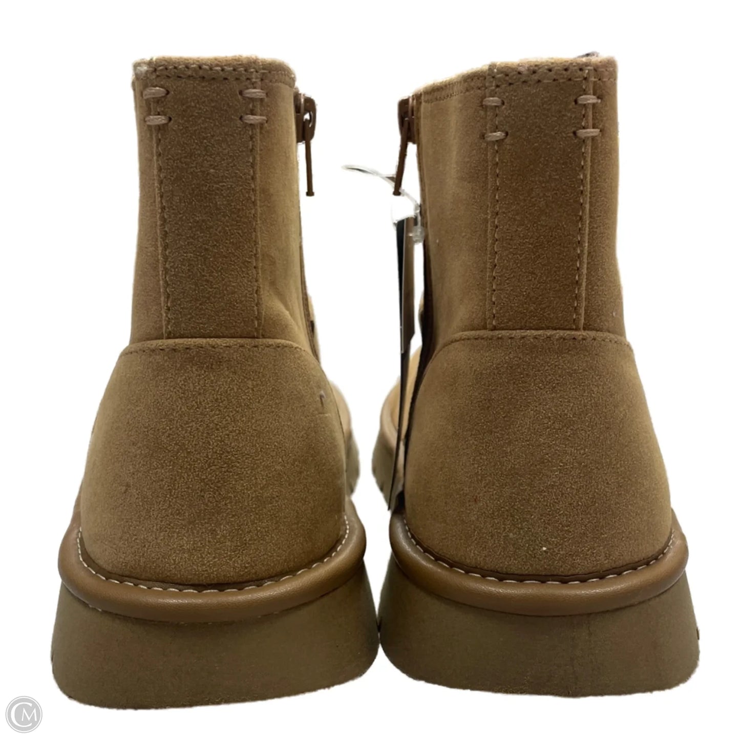 Boots Ankle Flats By Universal Thread In Tan, Size: 8
