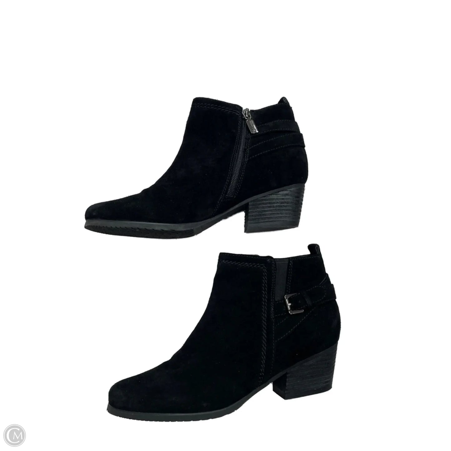 Boots Ankle Heels By Blondo In Black, Size: 8