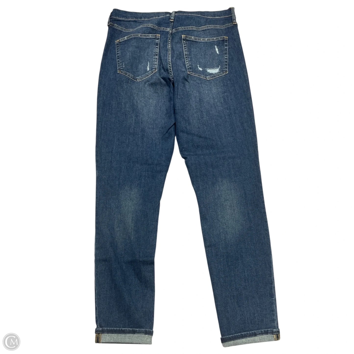 Jeans Skinny By Gap In Blue Denim, Size: 14l