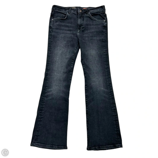 Jeans Boot Cut By Pilcro In Black Denim, Size: 10