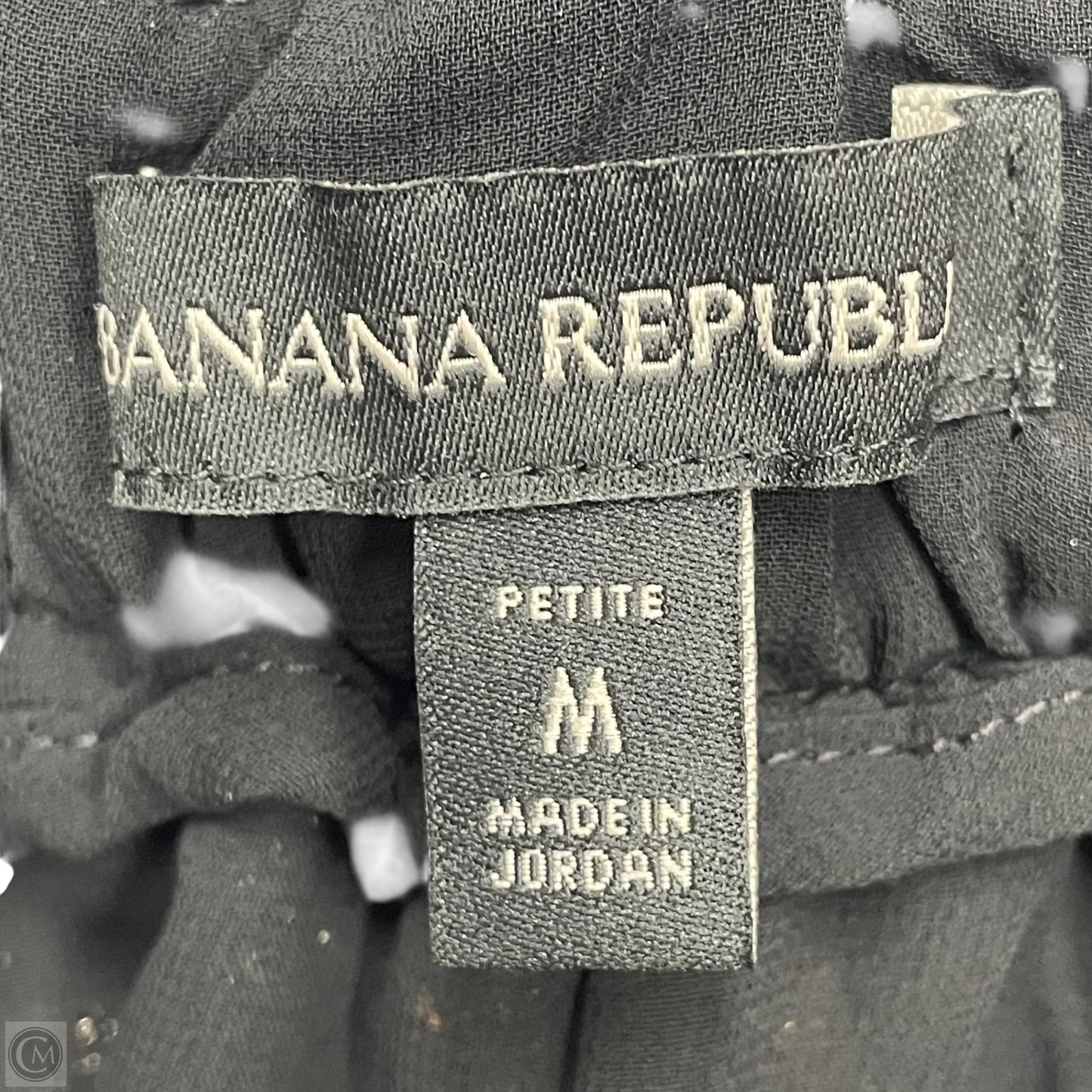 Pants Dress By Banana Republic In Black & Gold, Size: Mp