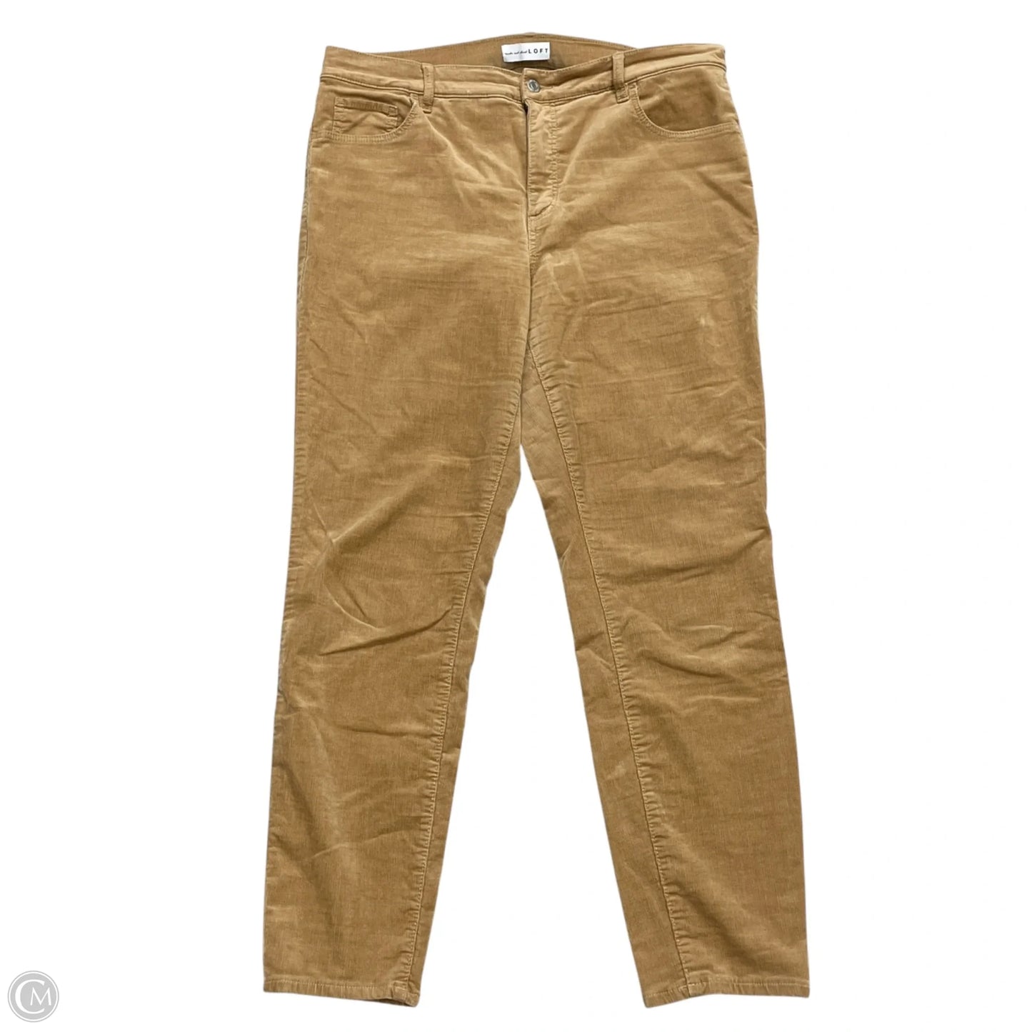 Pants Corduroy By Loft In Tan, Size: 14