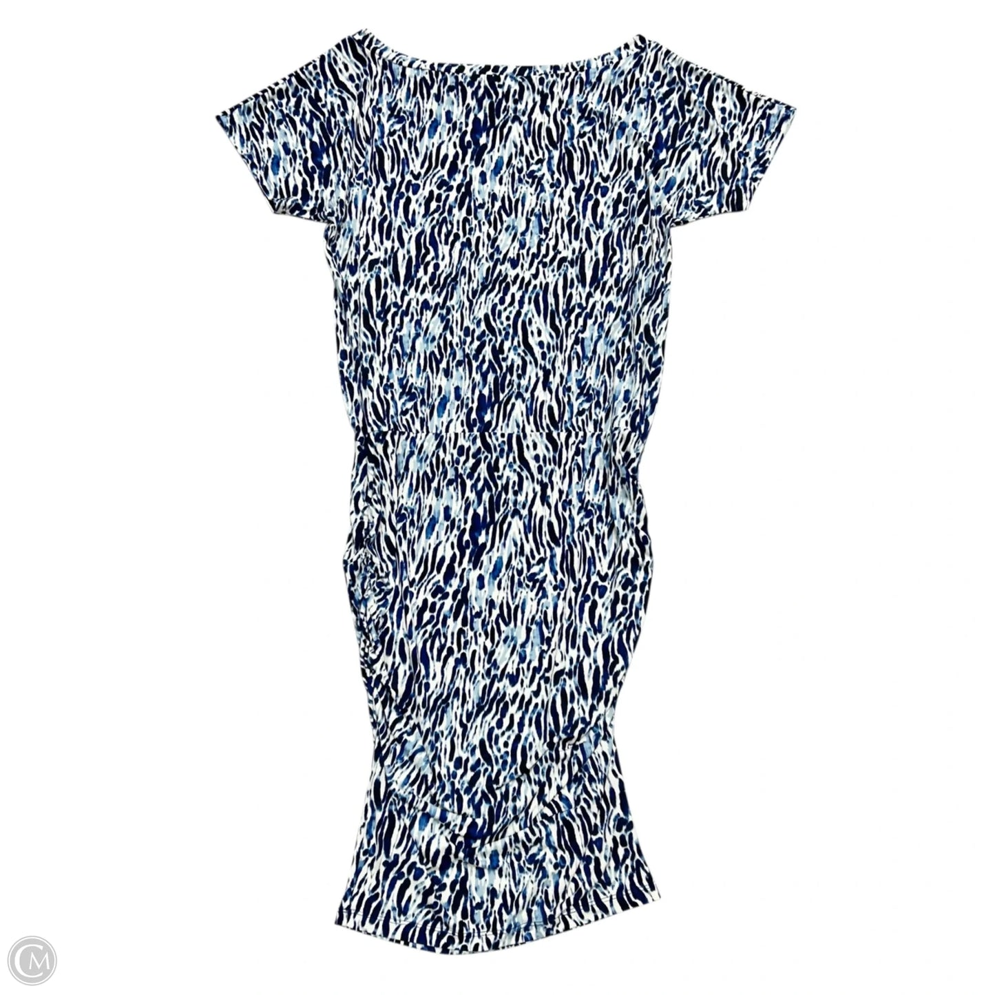 Dress Casual Maxi By Veronica M In Blue & White, Size: M