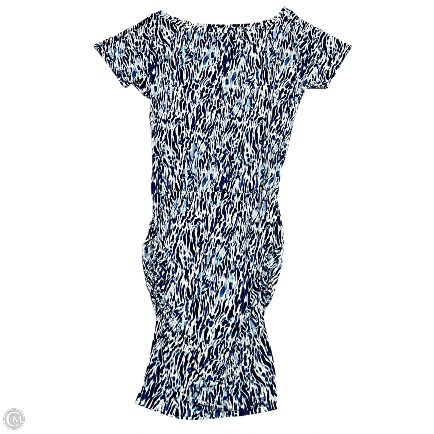 Dress Casual Maxi By Veronica M In Blue & White, Size: M