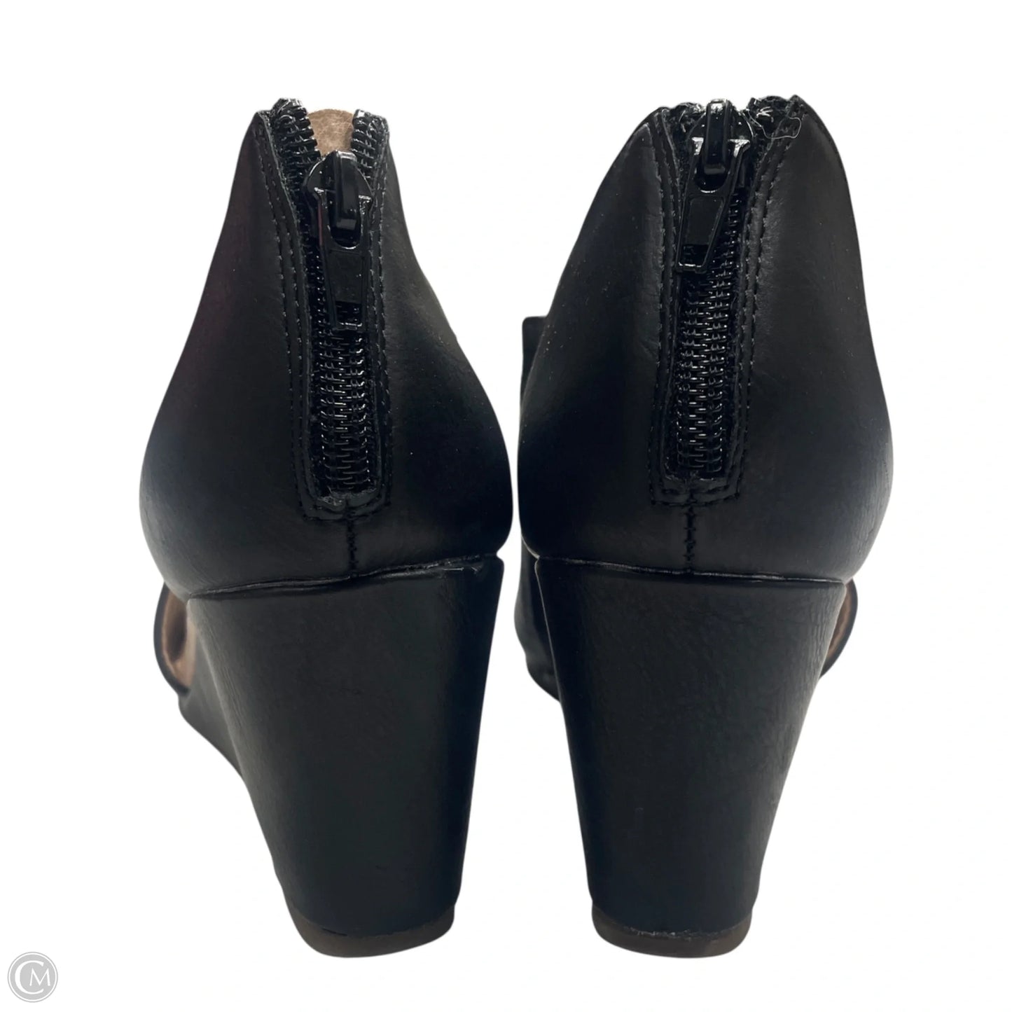 Shoes Heels Wedge By Journee In Black, Size: 8
