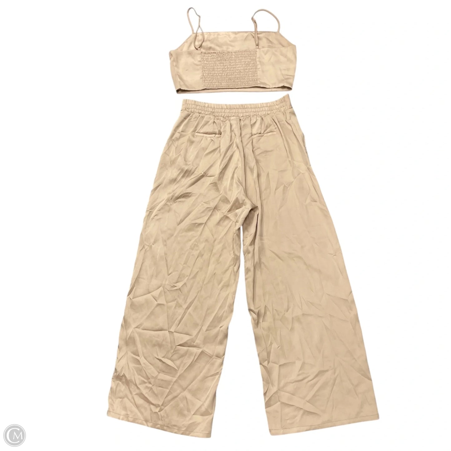 Pants Set 2pc By Crecent In Rose Gold, Size: L