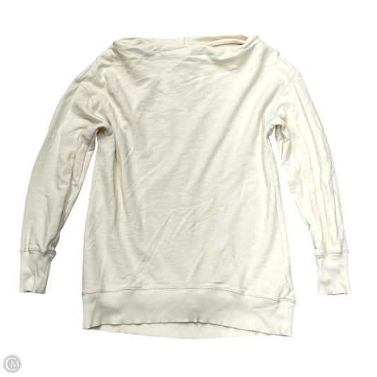 Sweatshirt Crewneck By Pilcro In Cream, Size: Xs