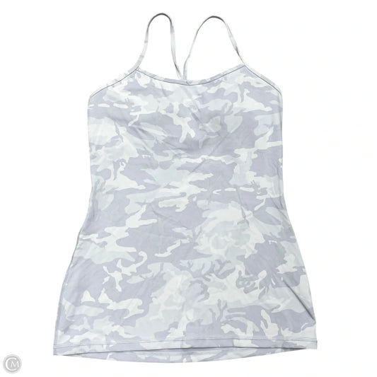 Athletic Tank Top By Lululemon In Camouflage Print, Size: M