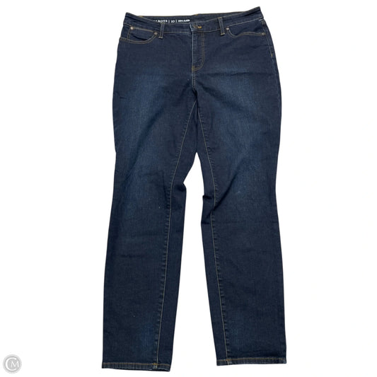 Jeans Straight By Talbots In Blue Denim, Size: 10