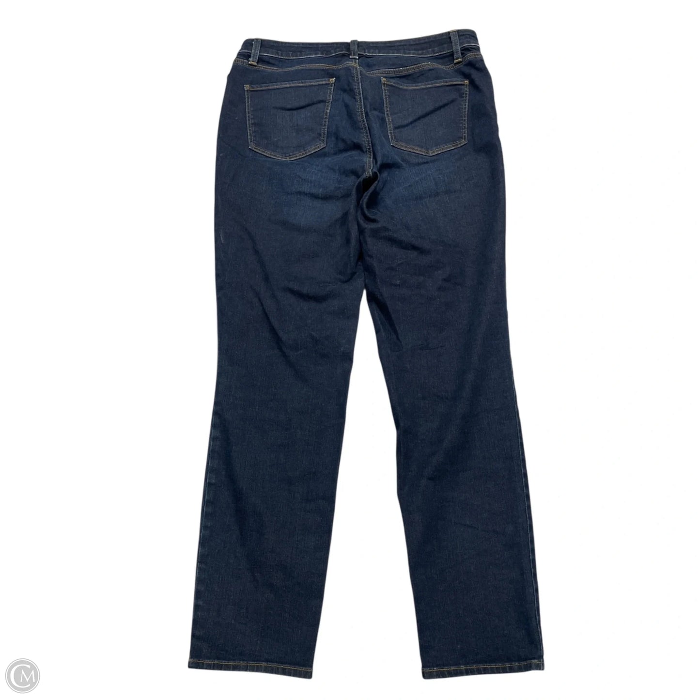 Jeans Straight By Talbots In Blue Denim, Size: 10