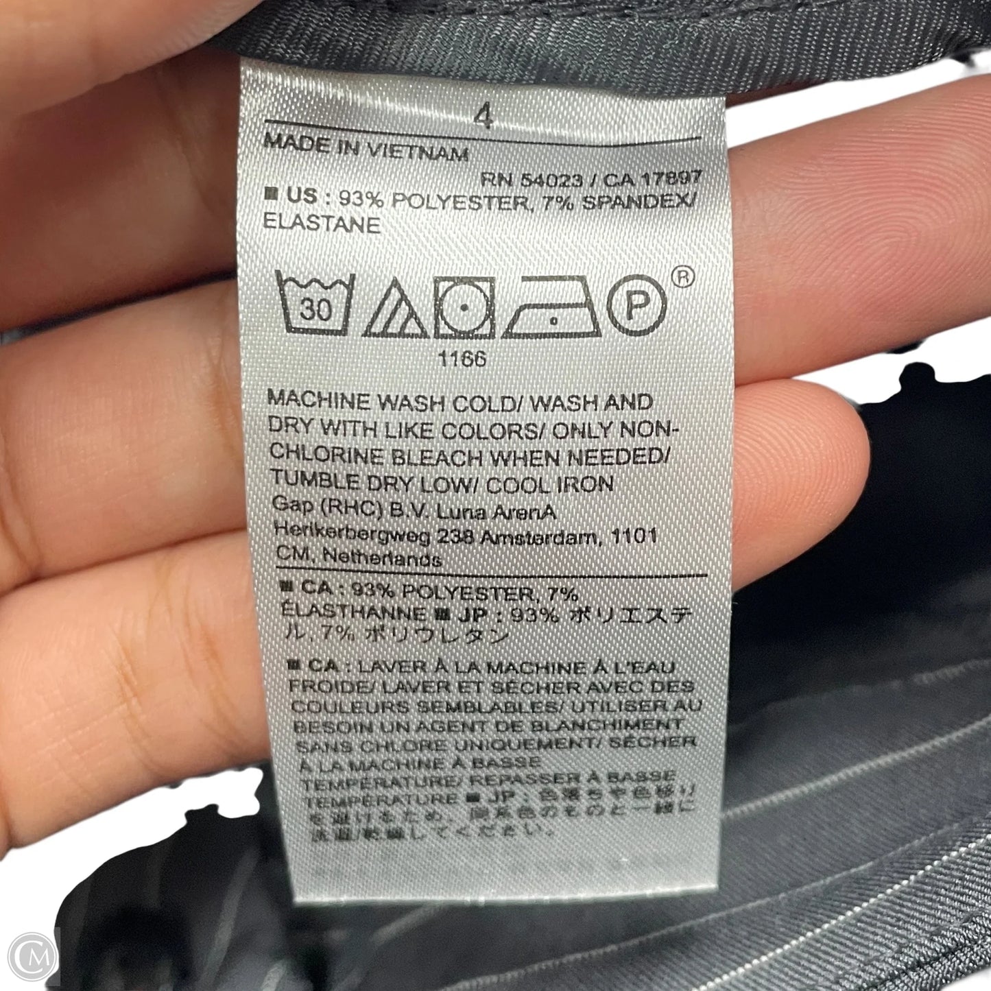 Pants Dress By Banana Republic In Grey & White, Size: 4