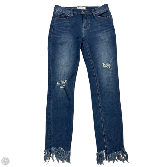 Jeans Skinny By Free People In Blue Denim, Size: 2