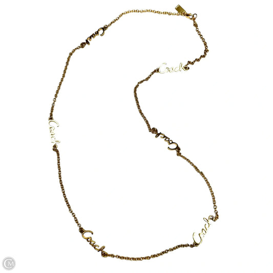 Necklace Designer By Coach