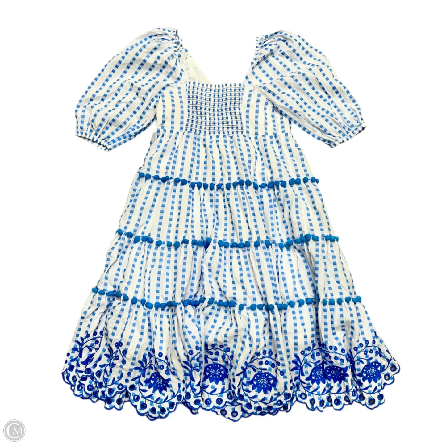 Dress Designer By Lilly Pulitzer In Blue & White, Size: Xs