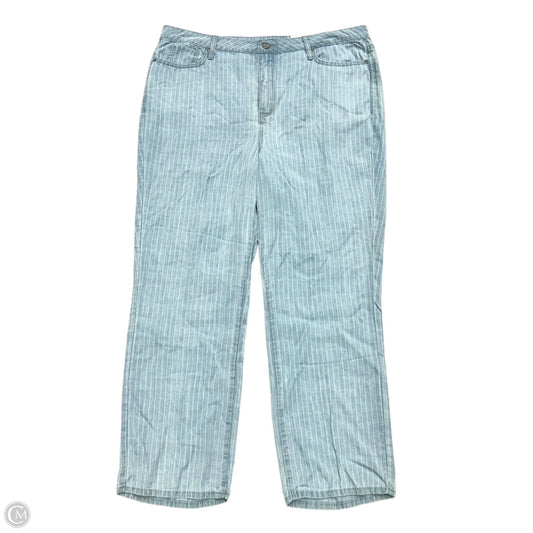Pants Chinos & Khakis By Not Your Daughters Jeans In Blue & White, Size: 14