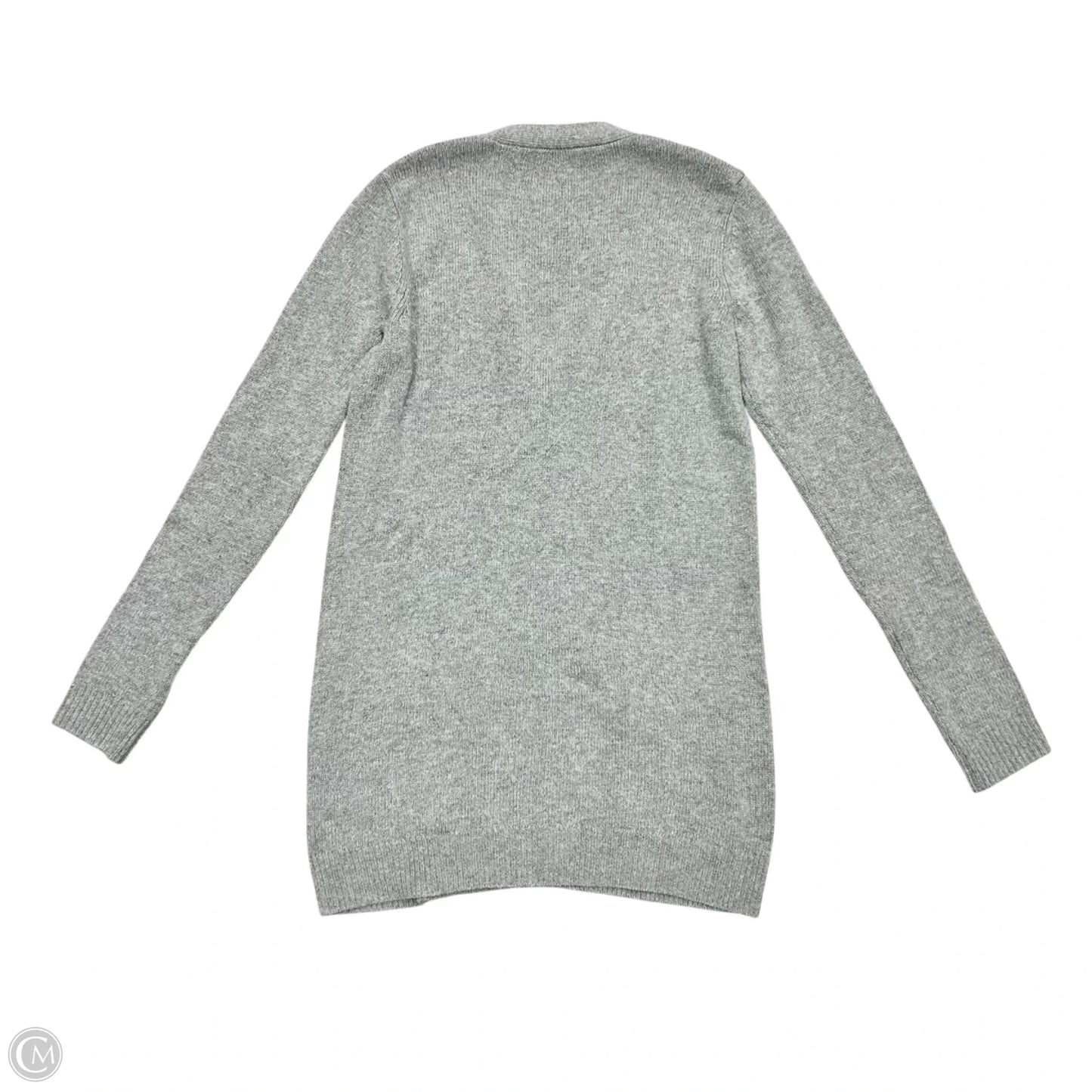 Sweater Cardigan Designer By Tory Burch In Grey, Size: Xs